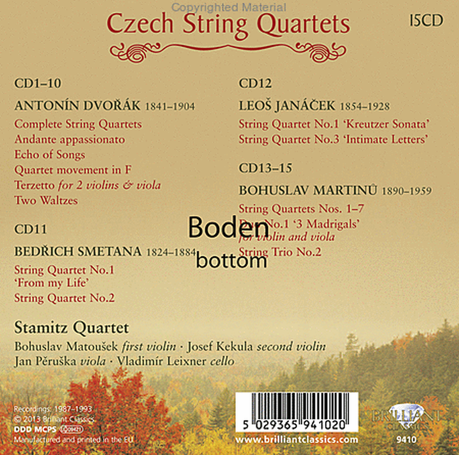 Czech String Quartets