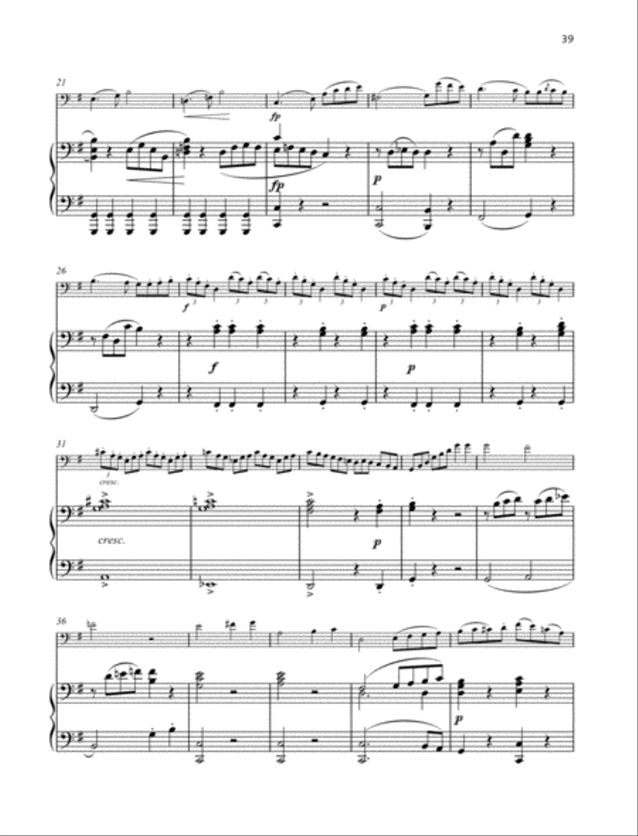 Sonata E minor Sonata E minor Piano Accompaniment scores gallery preview page 2