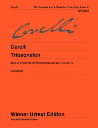 Book cover for Triosonaten Vol. 2