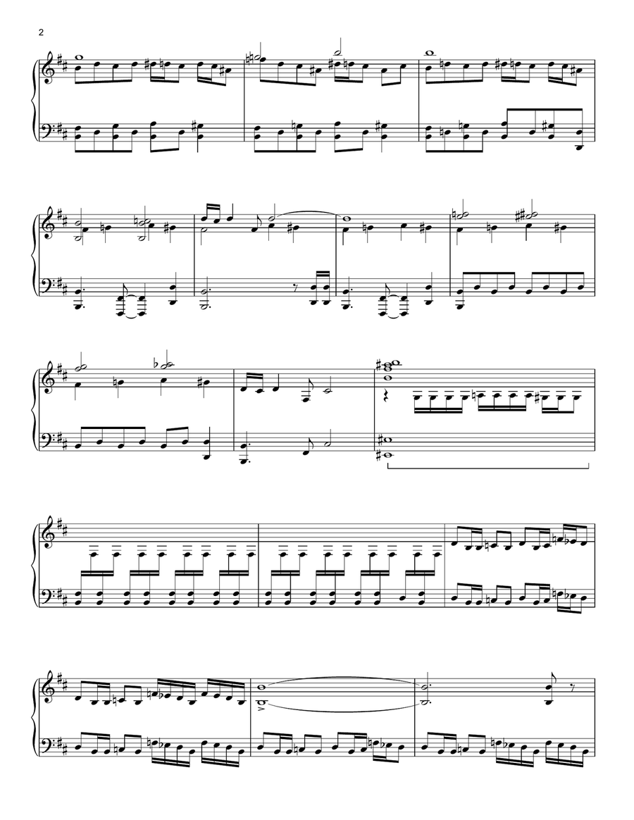 He's Here For Us Piano Solo scores gallery preview page 2
