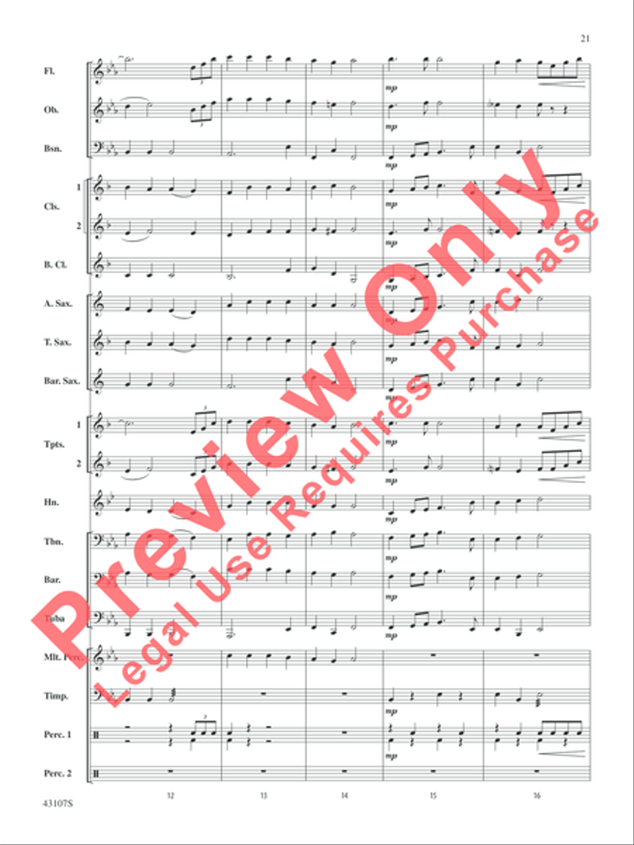 Happy Holidays---Vol. 2 Happy Holidays---Vol. 2 Concert Band scores gallery preview page 13