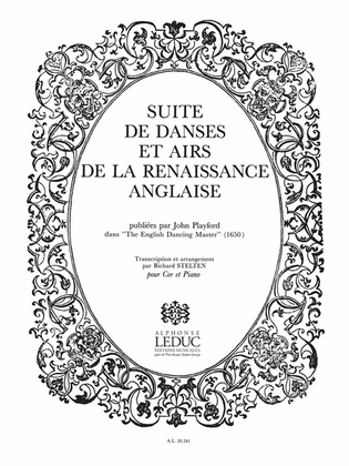 Suite De Danses Et Airs De La Renaissance Anglaise (horn & Piano)