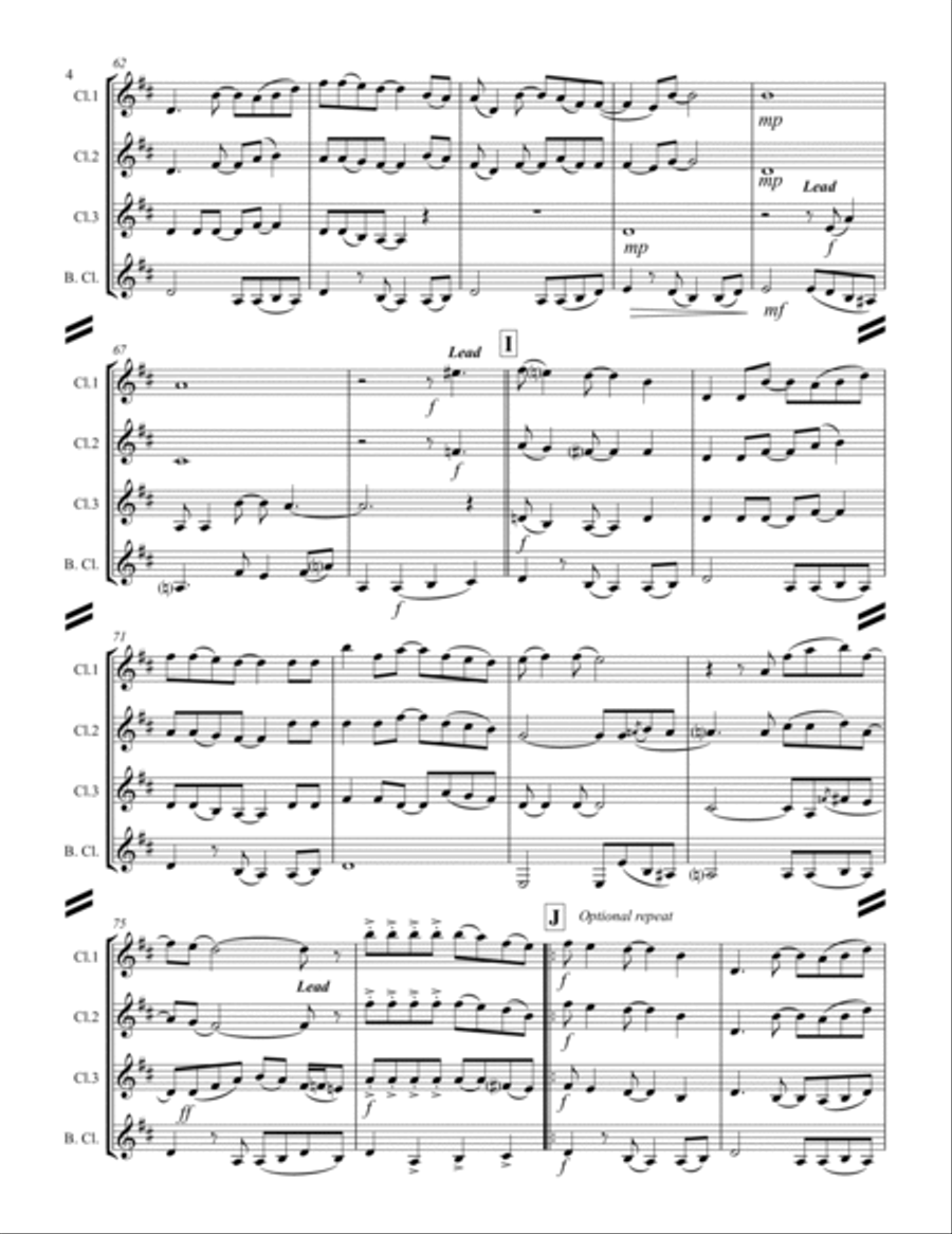 Friends In Low Places Woodwind Ensemble scores gallery preview page 5