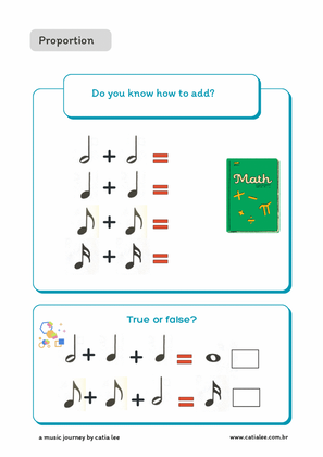 Book cover for Musical Theory for Kids - Proportion Notes Duration