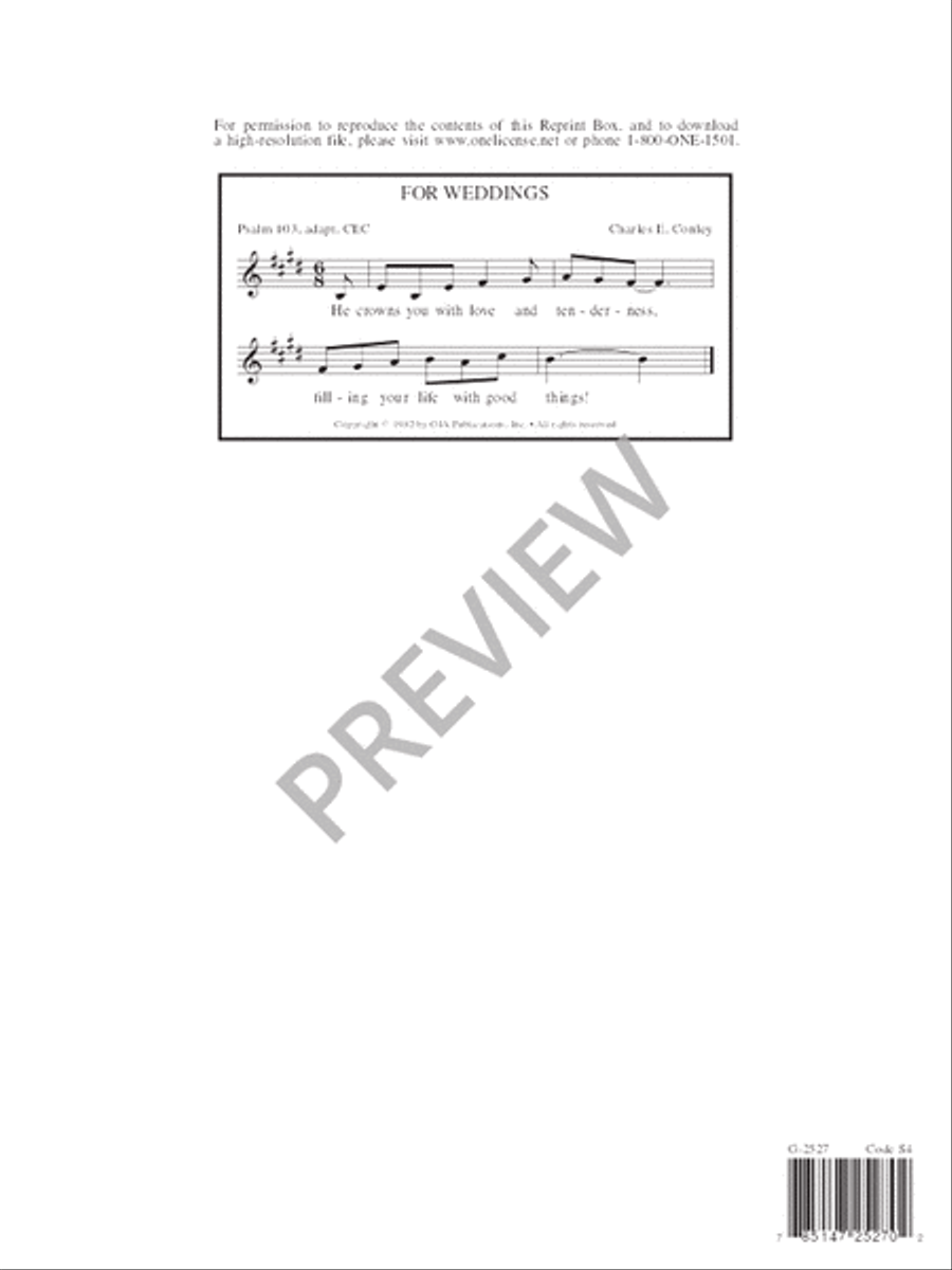 Responsorial Psalm for Weddings Choir scores gallery preview page 4