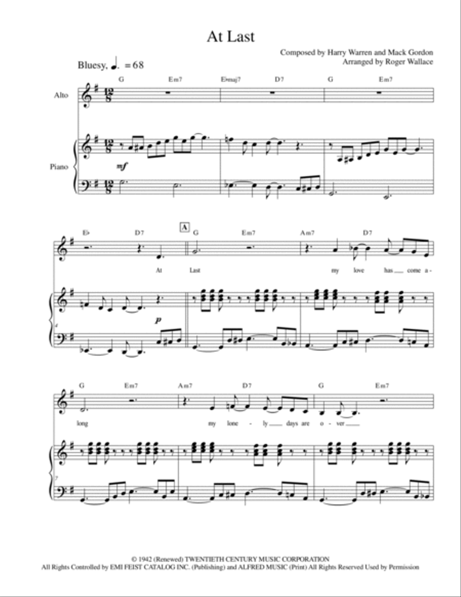 At Last B-Flat Clarinet scores gallery preview page 2