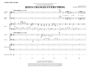Jesus Changes Everything - Full Score