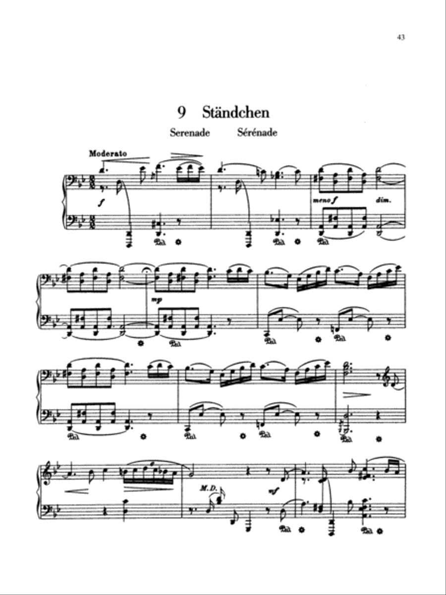 Sibelius: Ten Pieces, Op. 58 Piano Solo scores gallery preview page 1