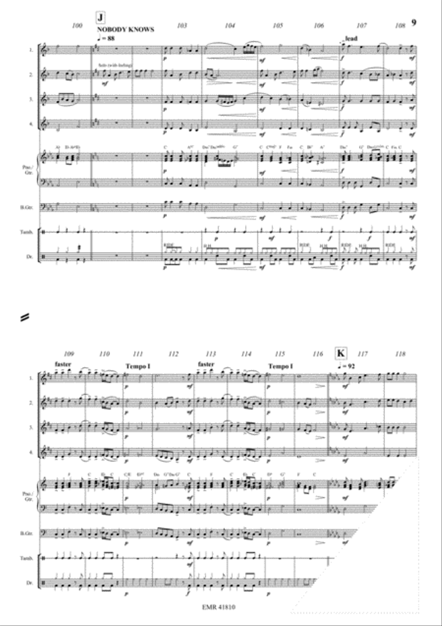 Fascinatin' Gospels Fascinatin' Gospels Clarinet scores gallery preview page 9