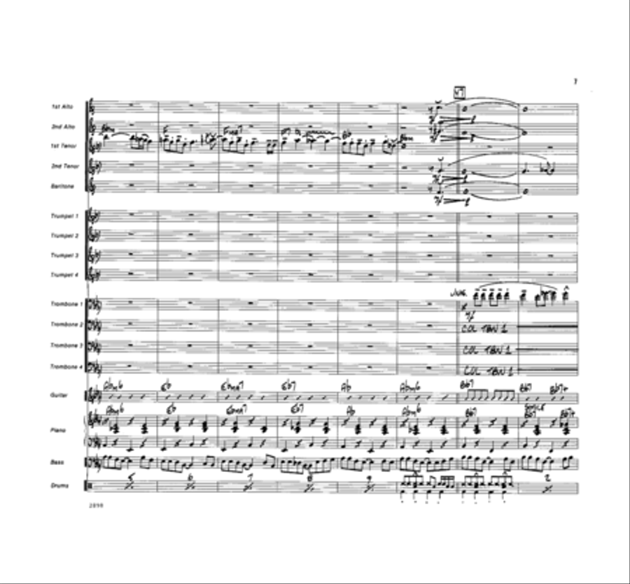 I Love the Nightlife Jazz Ensemble scores gallery preview page 7