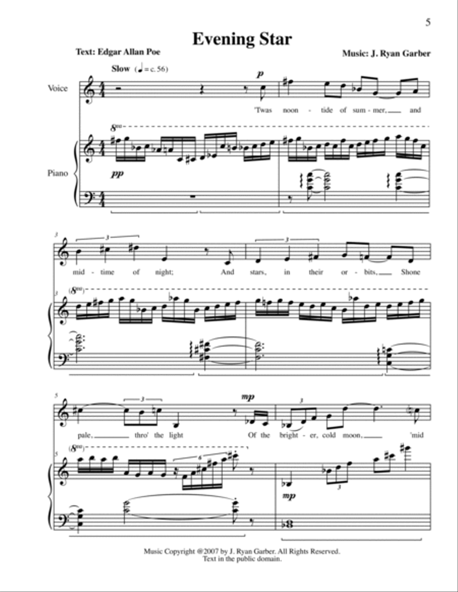 An American Song Cycle Soprano Voice scores gallery preview page 5