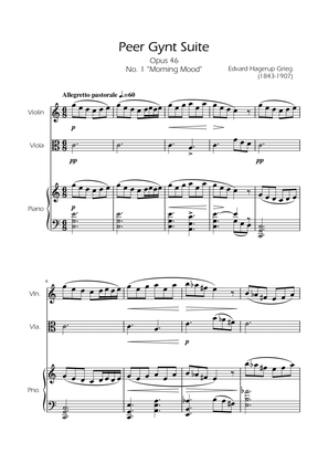 Morning Mood - Violin and Viola Duet w/ Piano