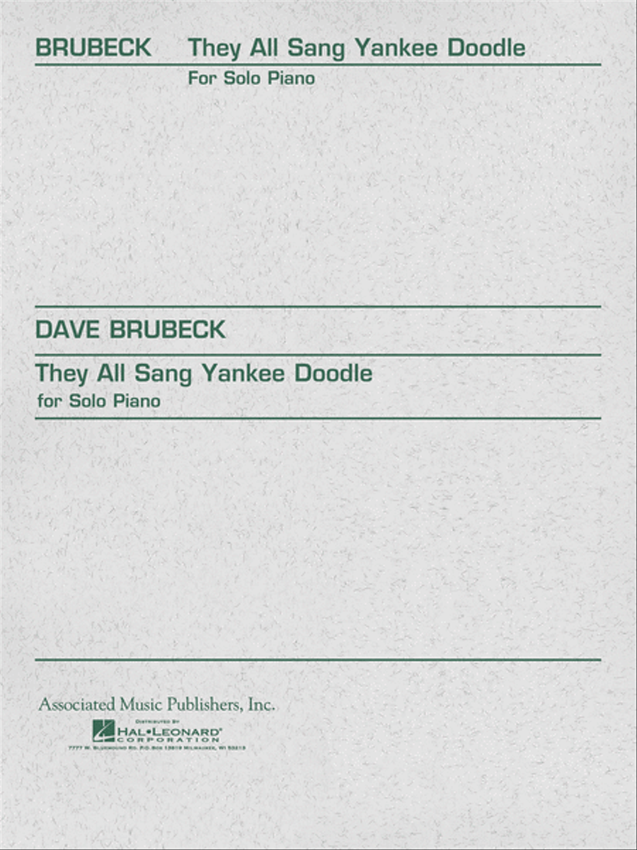 They All Sang Yankee Doodle Piano Solo scores gallery preview page 1