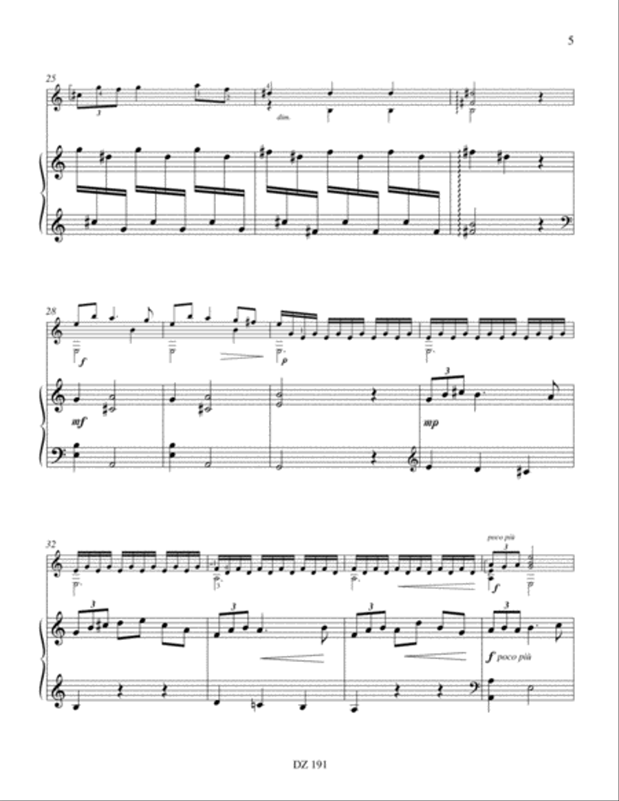 Élégie amoureuse dans le style des anciens, opus 45 Harp scores gallery preview page 5