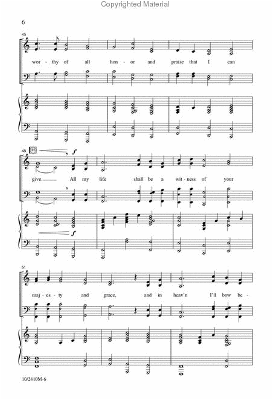 Sov'reign Lord, Creator, Righteous One Divisi scores gallery preview page 6