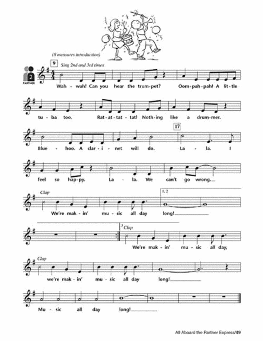 All Aboard the Partner Express Voice scores gallery preview page 7