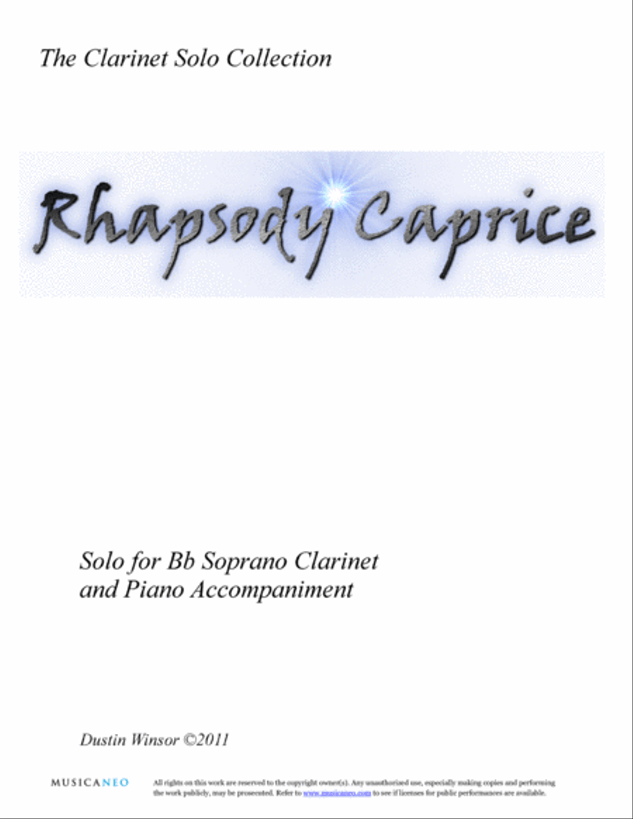 Rhapsody Caprice Rhapsody Caprice Clarinet Solo scores gallery preview page 2