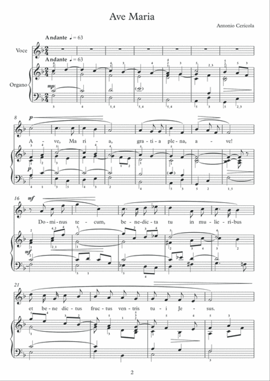 Ave Maria Small Ensemble scores gallery preview page 4