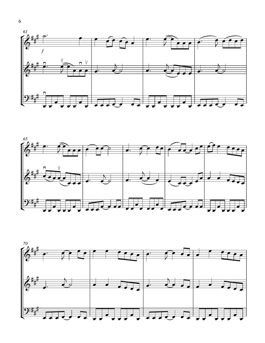 I Want It That Way String Trio scores gallery preview page 6
