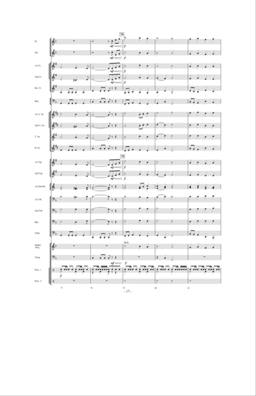 The Gift of Christmas The Gift of Christmas Concert Band scores gallery preview page 16
