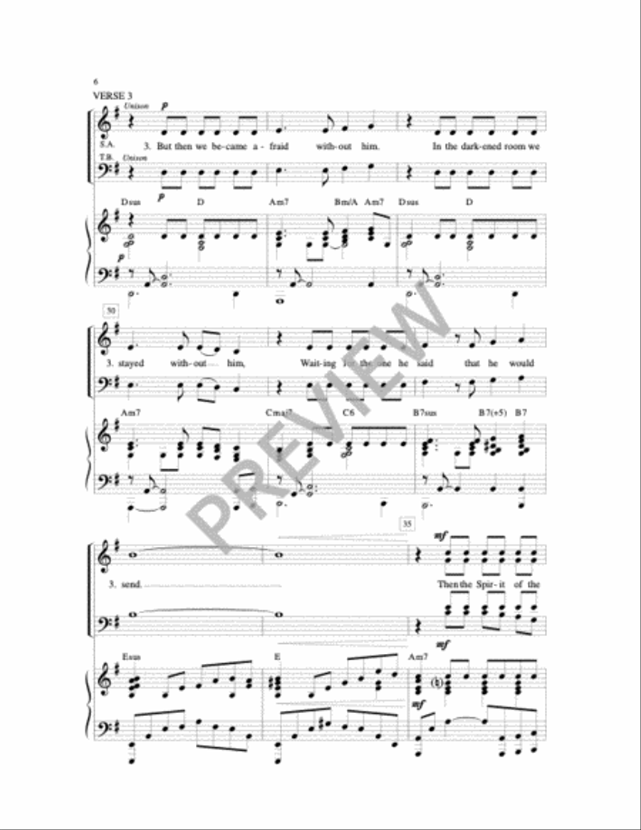 In the Breaking of the Bread 4-Part scores gallery preview page 15