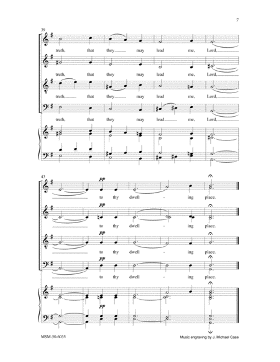 Send Out Thy Light 4-Part scores gallery preview page 5