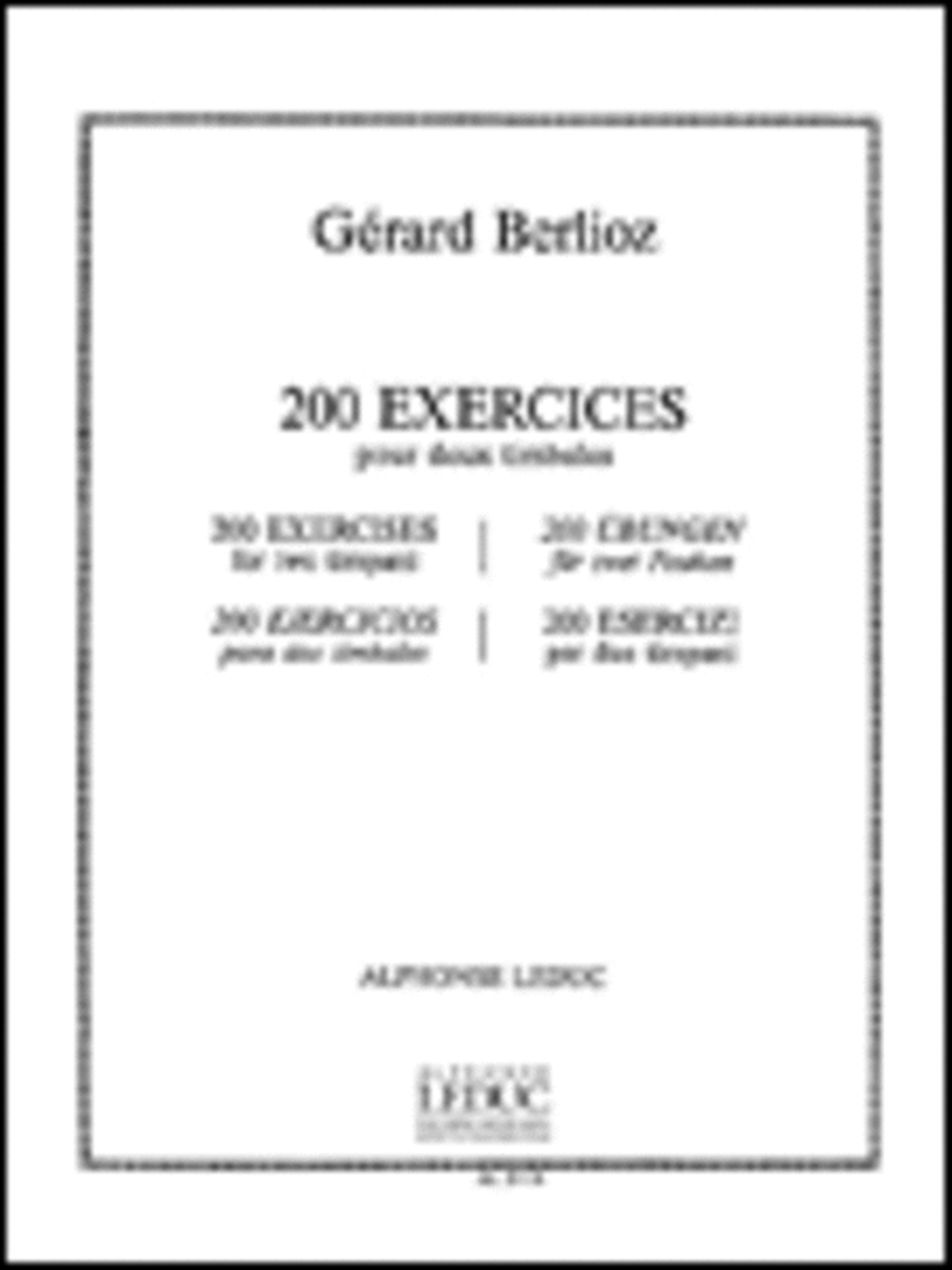 200 Exercices (percussions 2) Percussion scores gallery preview page 1