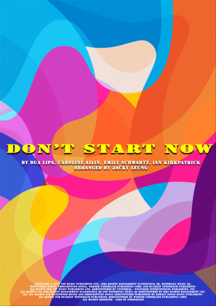 Don't Start Now Horn Solo scores gallery preview page 1