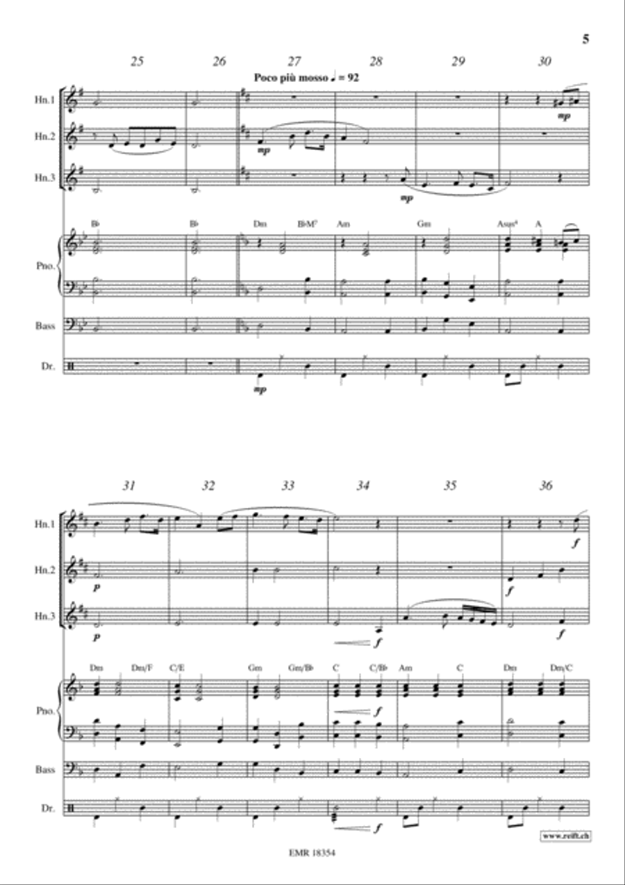 The Last Rose Of Summer The Last Rose Of Summer Horn scores gallery preview page 5