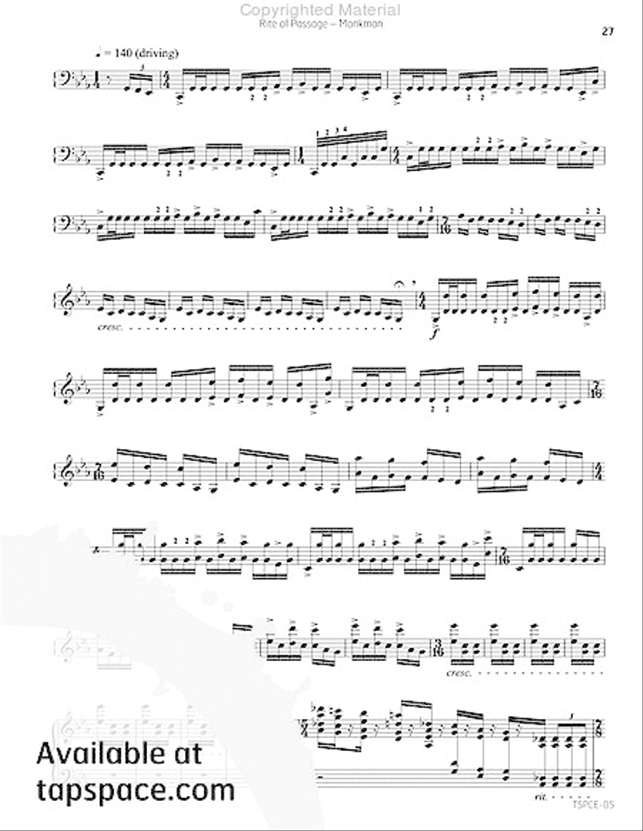 Rite of Passage Rite of Passage Percussion Ensemble scores gallery preview page 30