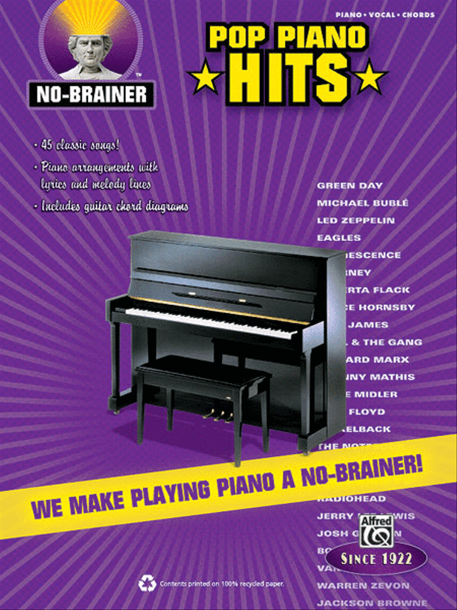 No-Brainer Pop Piano Hits Piano Solo scores gallery preview page 1
