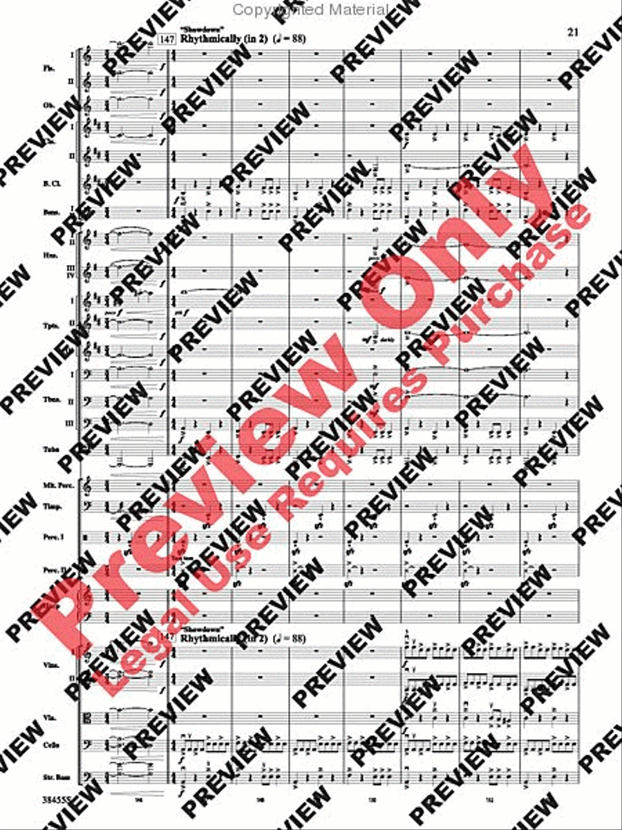 Harry Potter and the Deathly Hallows, Part 2, Suite from Full Orchestra scores gallery preview page 22