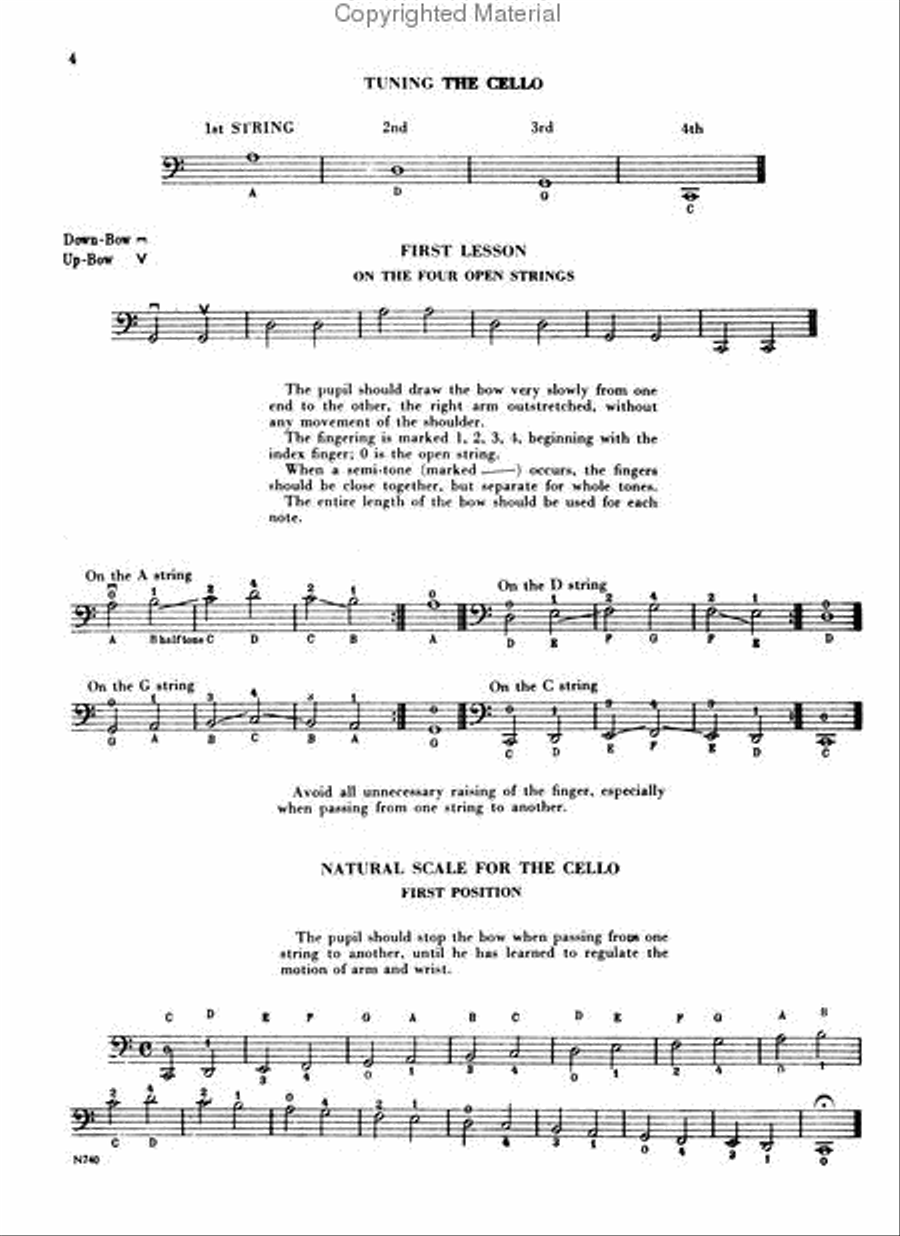 Method For Cello Cello scores gallery preview page 2