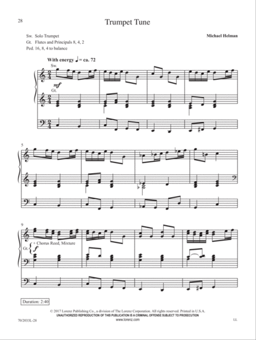 Come, Ye Thankful People, Come! Organ Solo scores gallery preview page 8