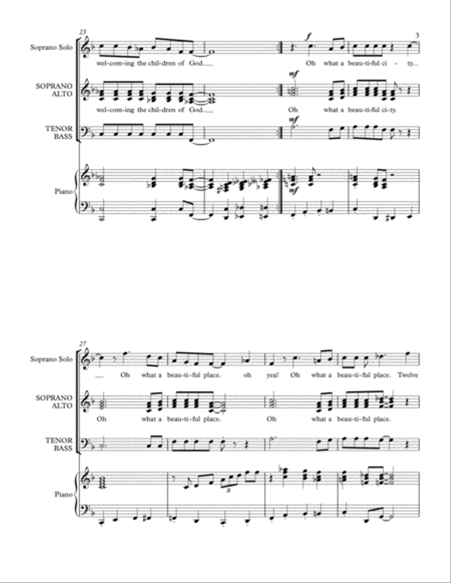 12 Gates to the City Small Ensemble scores gallery preview page 4