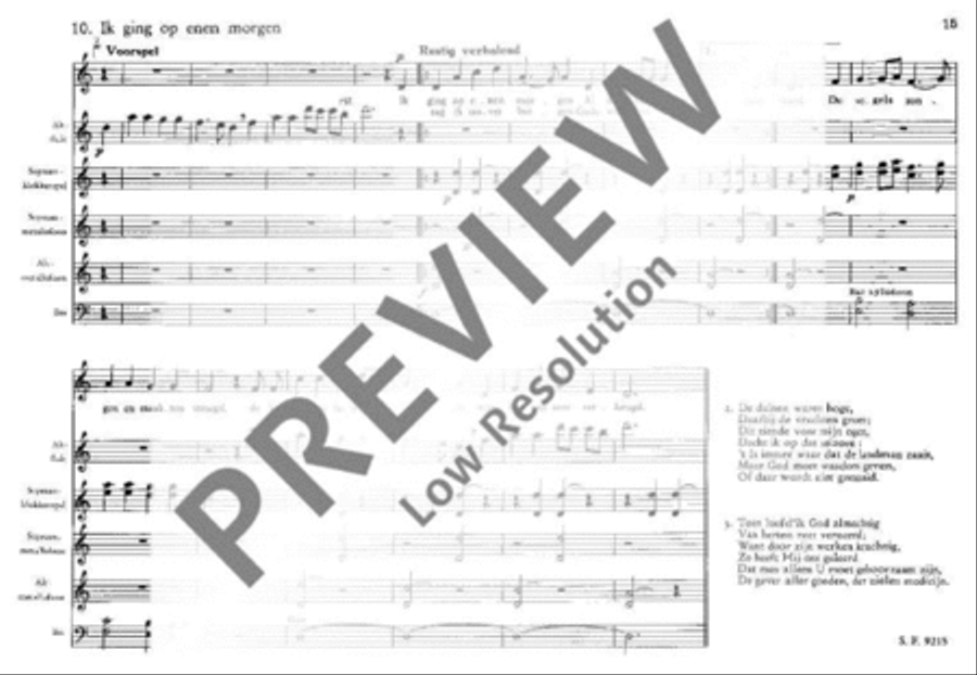 11 Nederlandse volksliederen Recorder scores gallery preview page 18