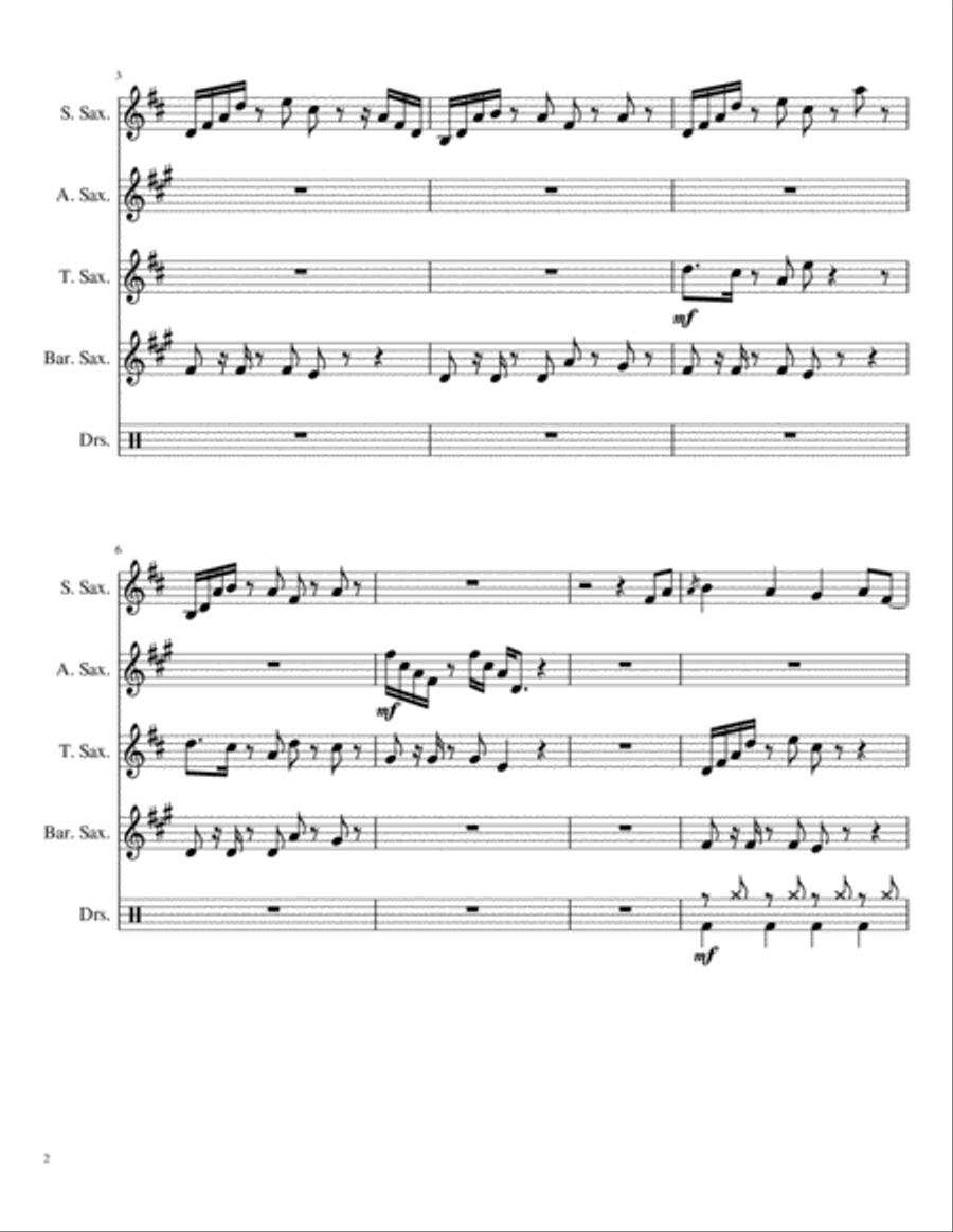 Rather Be Small Ensemble scores gallery preview page 2