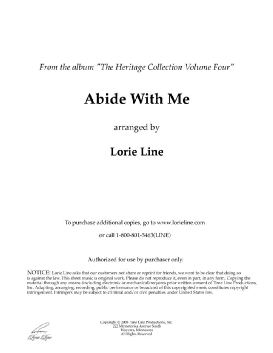 Abide With Me Piano Solo scores gallery preview page 1