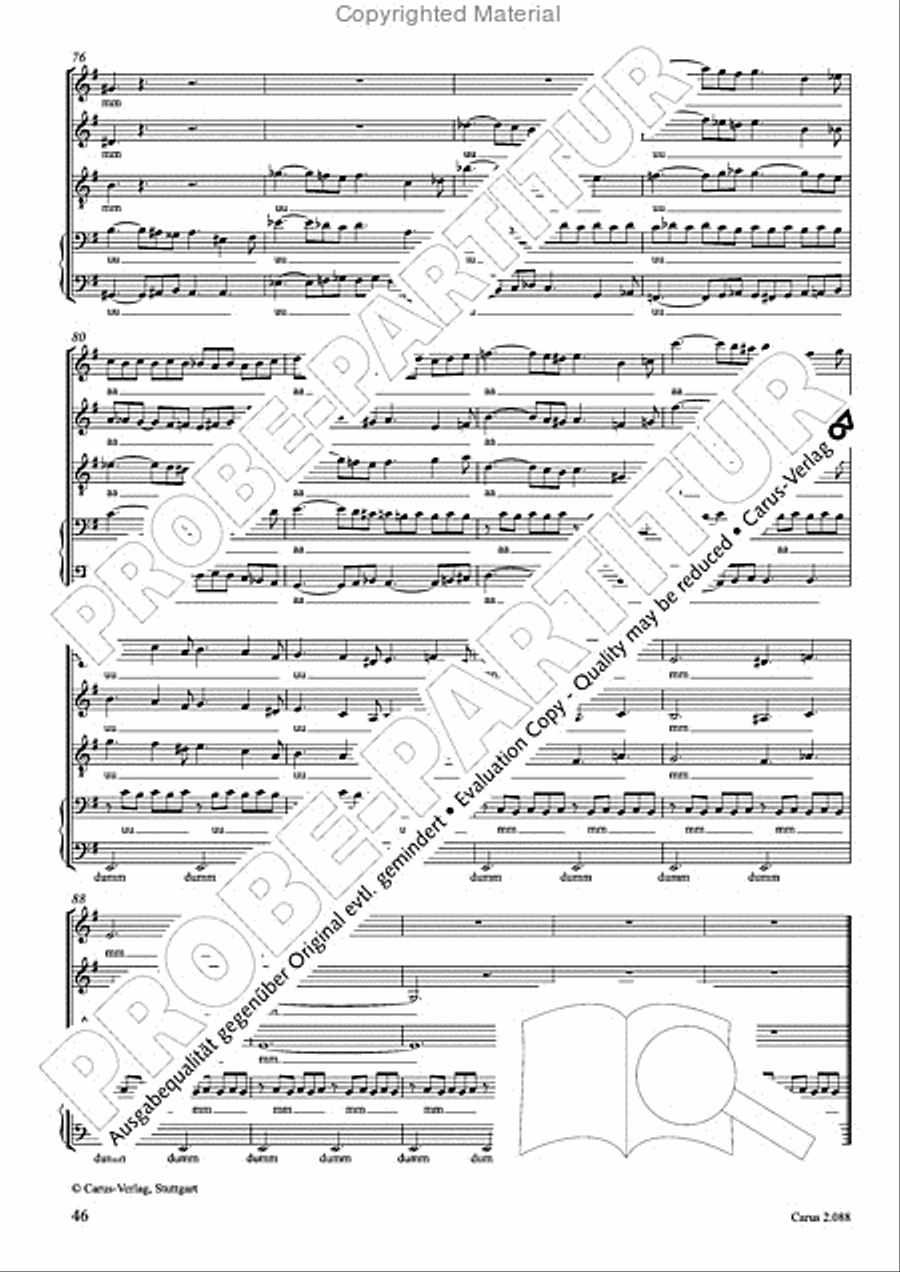 Calmus Christmas Carols Choir scores gallery preview page 47