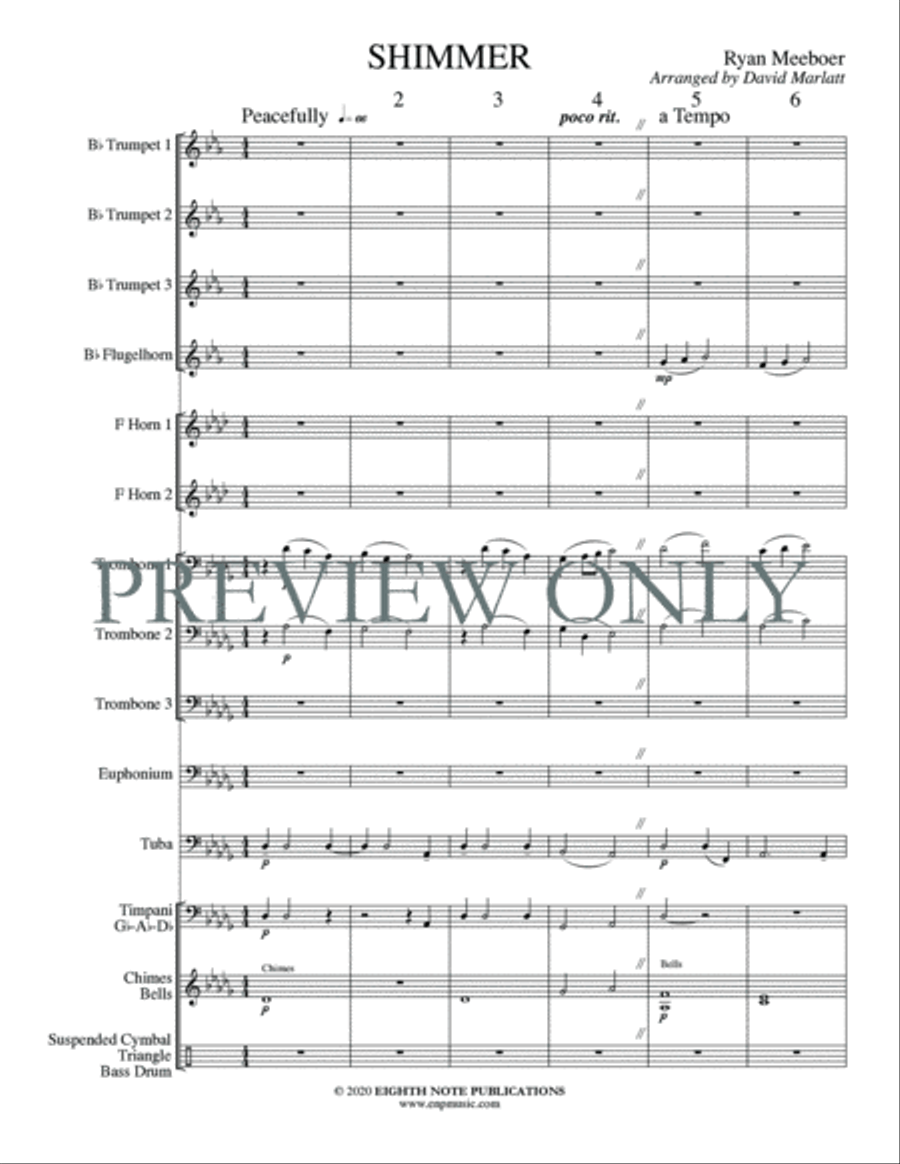 Shimmer Small Ensemble scores gallery preview page 3