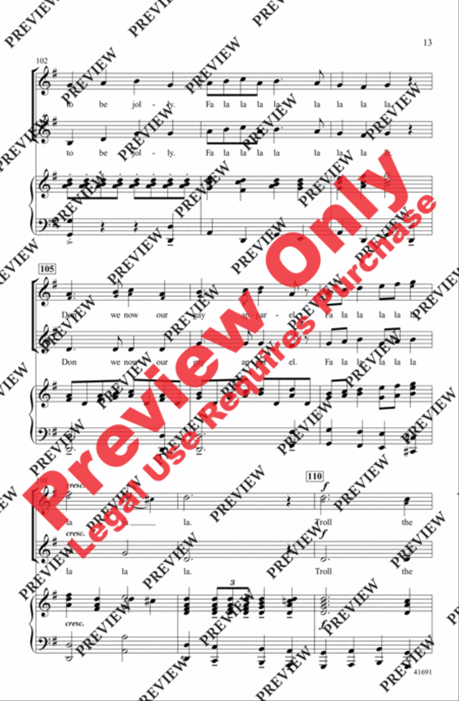A Wreath of Carols 2-Part scores gallery preview page 12