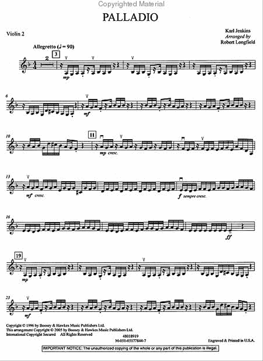 Palladio String Orchestra scores gallery preview page 4