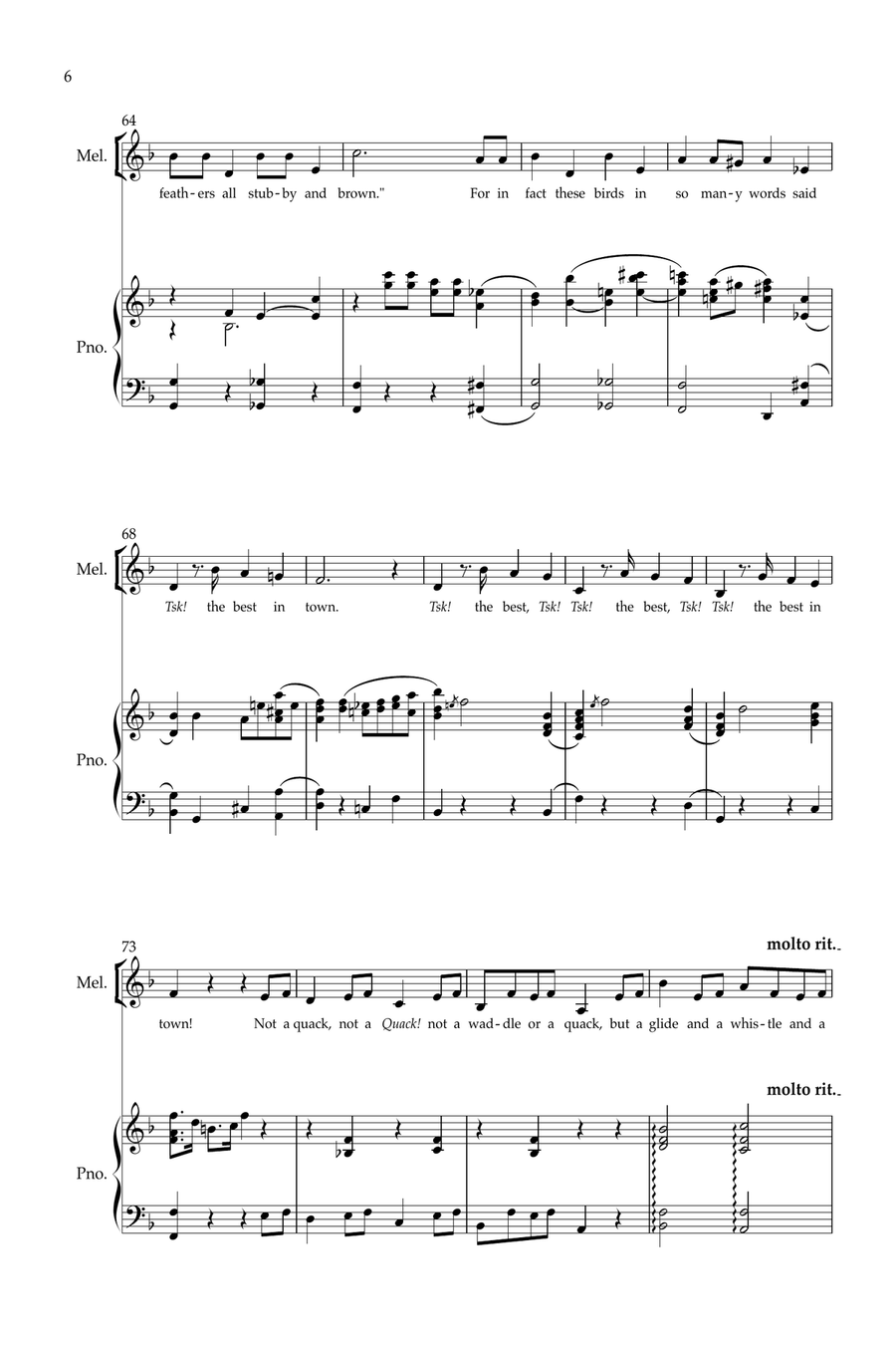 The Ugly Duckling The Ugly Duckling Choir scores gallery preview page 6