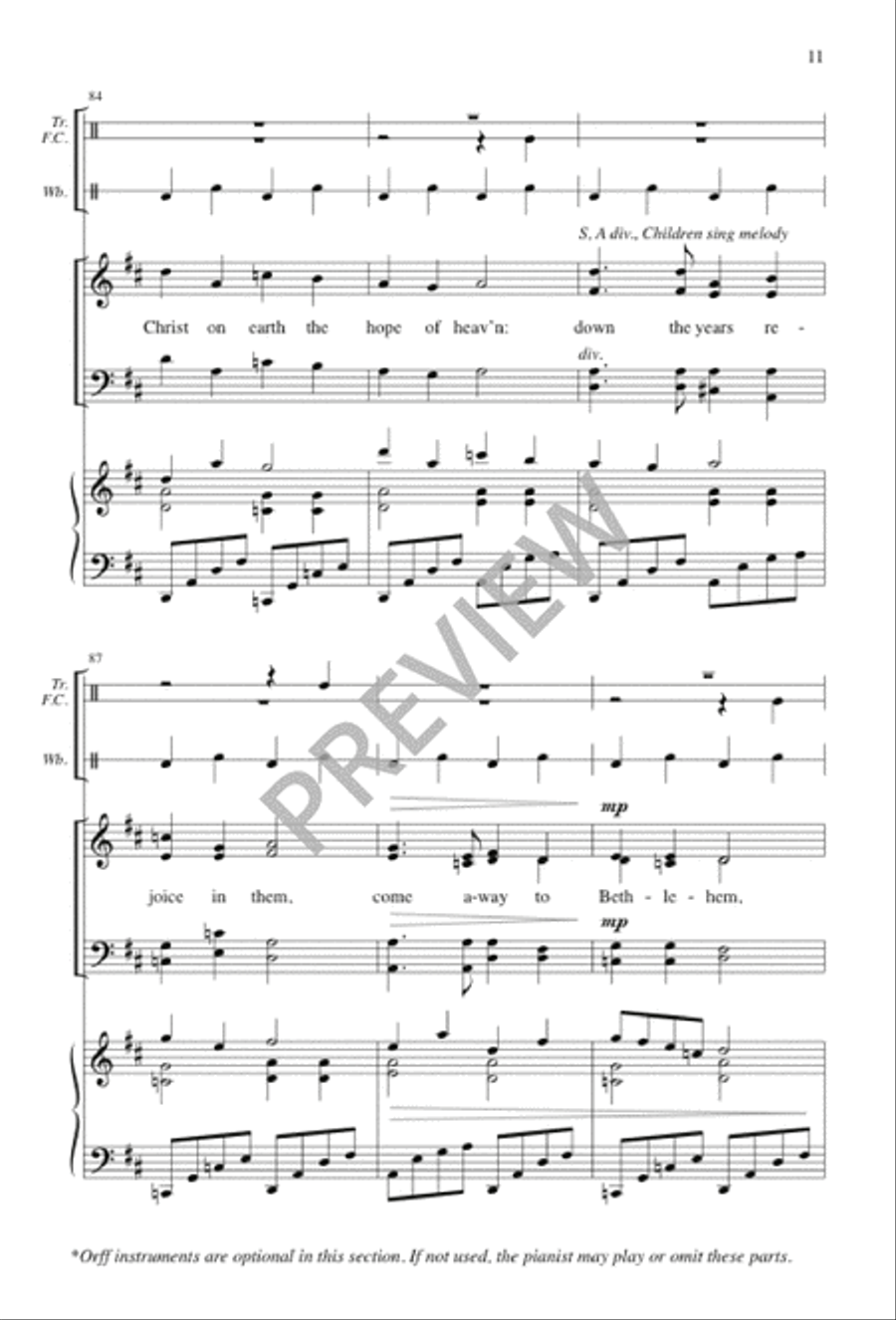 Donkey Plod and Mary Ride 4-Part scores gallery preview page 11