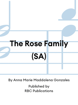 Book cover for The Rose Family (SA)