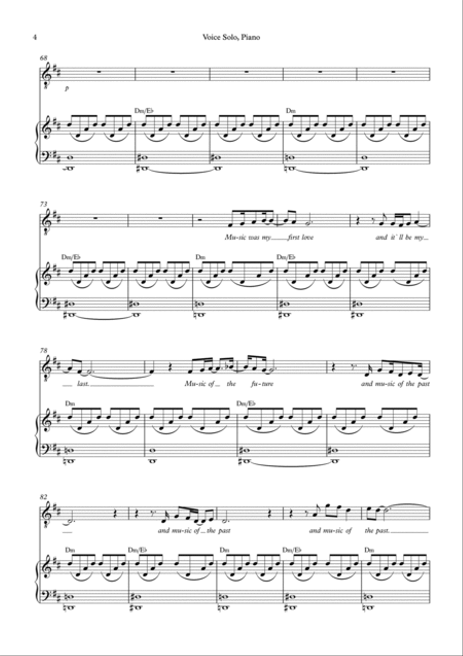 Music Piano, Vocal, Guitar scores gallery preview page 4