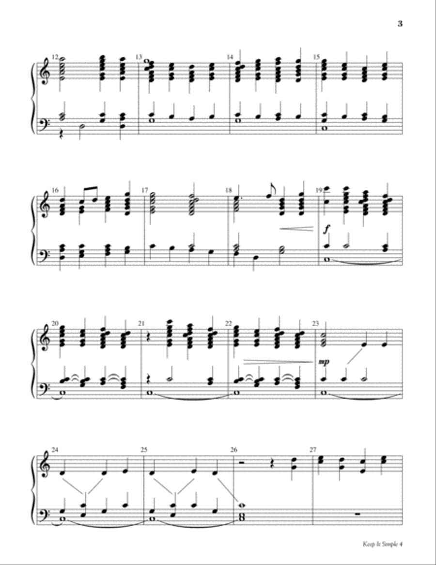 Keep It Simple 4 3-Octaves scores gallery preview page 4