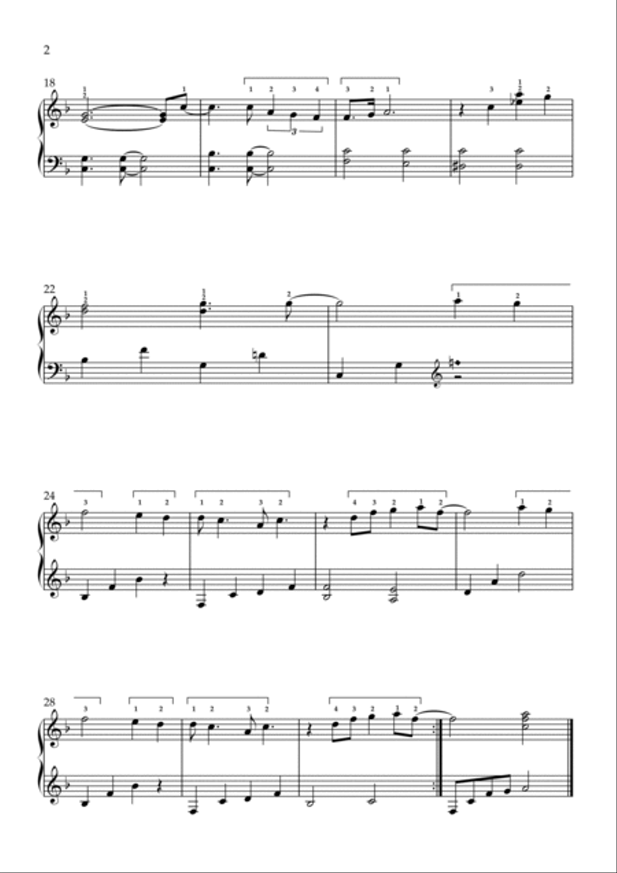 Bridge Over Troubled Water Celtic Harp scores gallery preview page 3