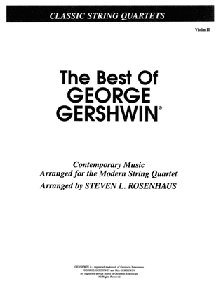 Book cover for George Gershwin: 2nd Violin