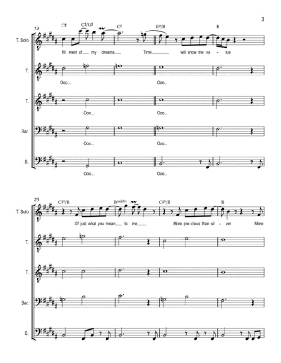 Time Will Reveal Voice Solo scores gallery preview page 3